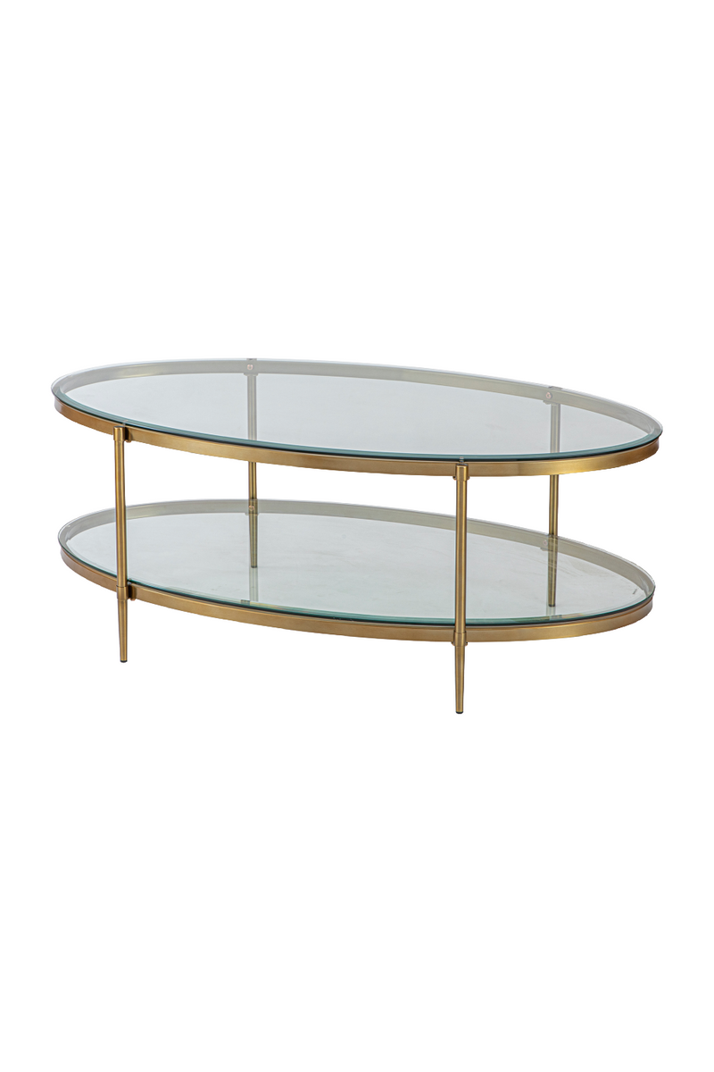 Oval Glass Modern Coffee Table | Liang & Eimil Adlon | Oroatrade.com