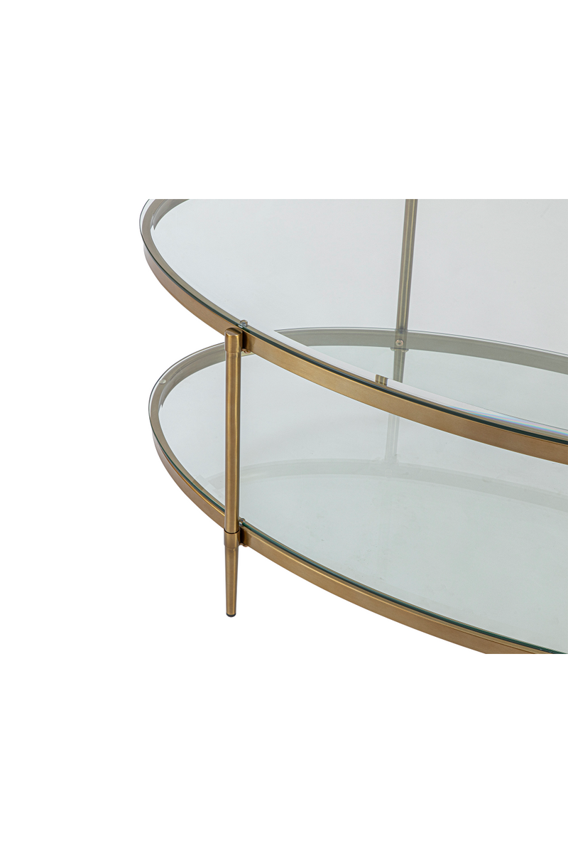 Oval Glass Modern Coffee Table | Liang & Eimil Adlon | Oroatrade.com