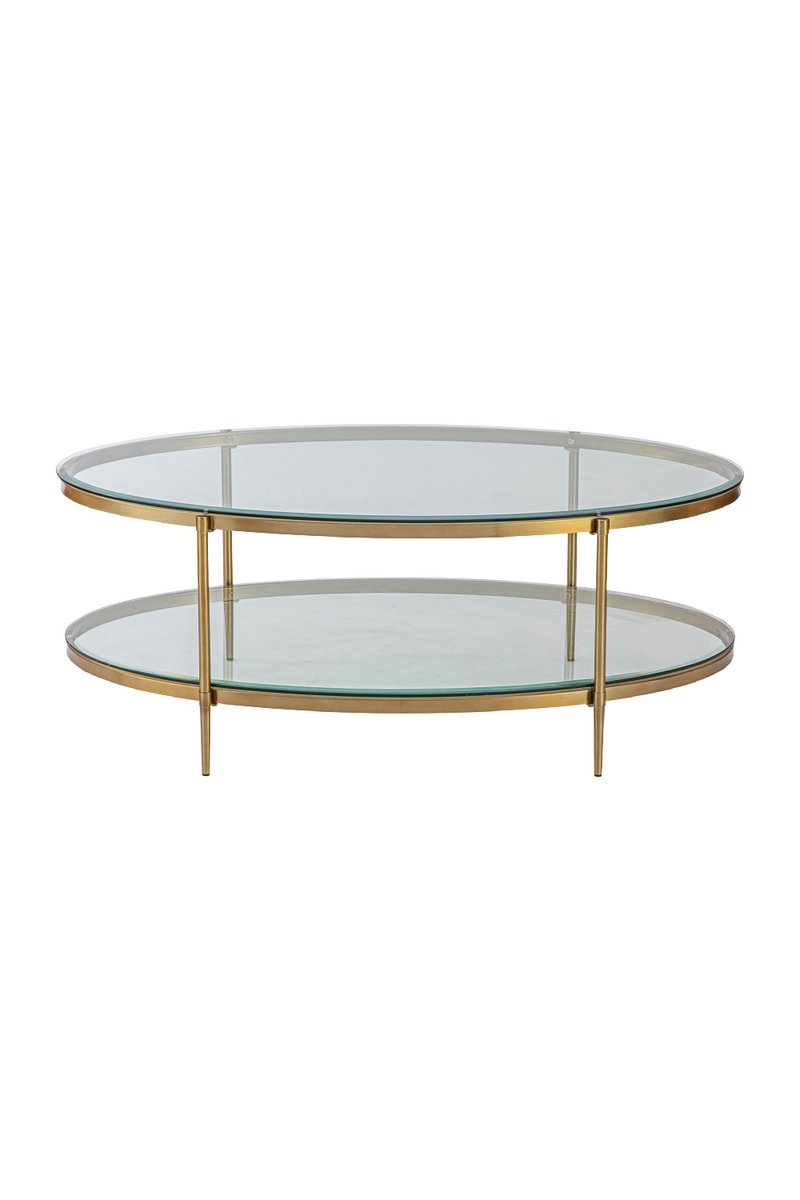 Oval Glass Modern Coffee Table | Liang & Eimil Adlon | Oroatrade.com