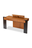 Brown Wooden Contemporary Desk | Liang & Eimil Bugano | Oroatrade.com