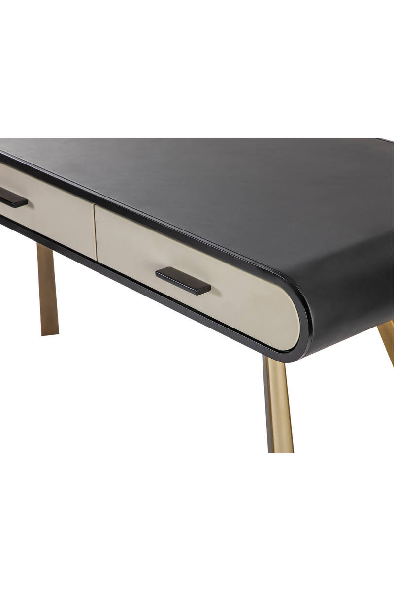 Vegan Leather Modern Desk | Liang & Eimil Chiado | Oroatrade.com