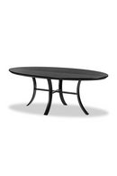Black Wooden Oval Dining Table | Liang & Eimil Isola | Oroatrade.com