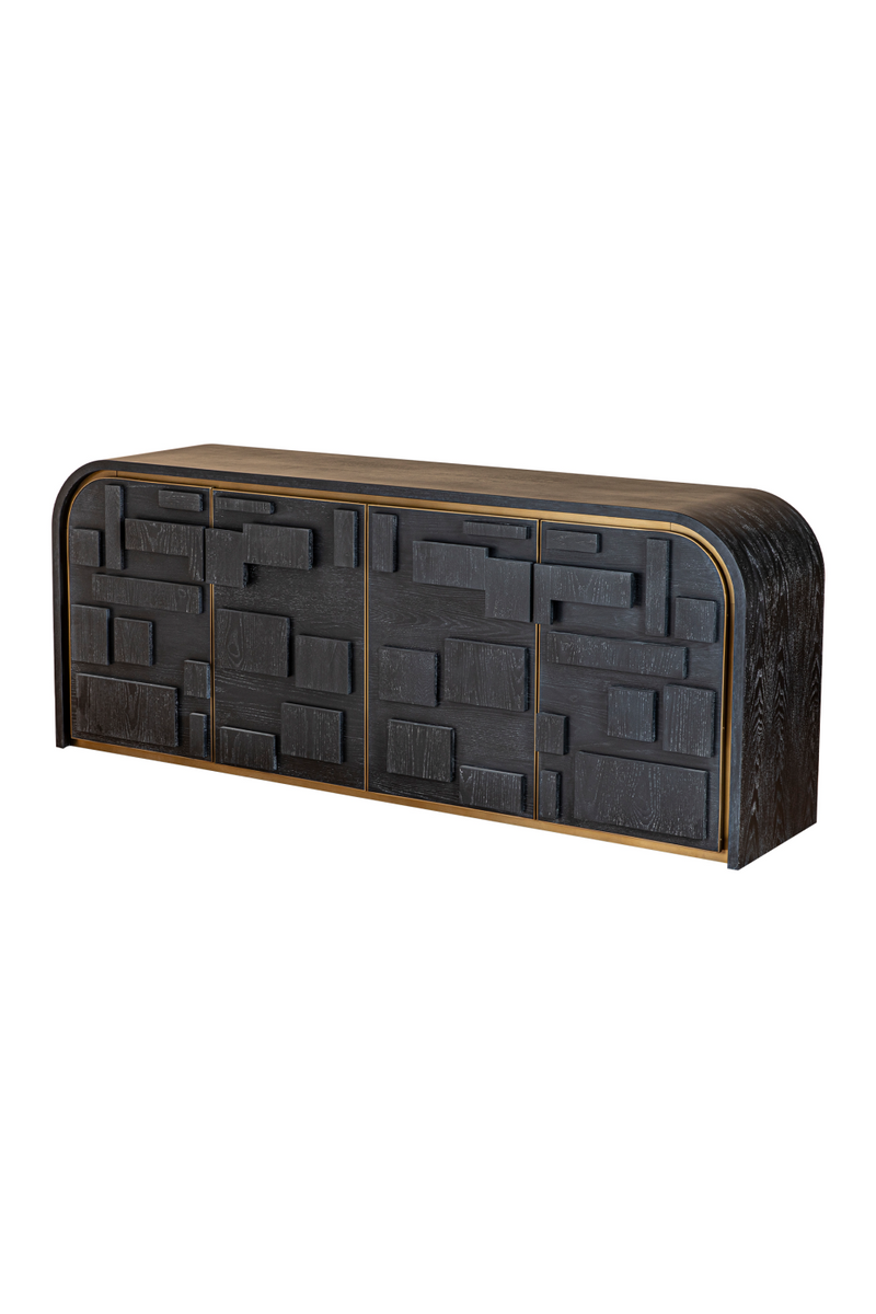 Black Ash Art Deco Sideboard | Liang & Eimil Brutalist | Oroatrade.com