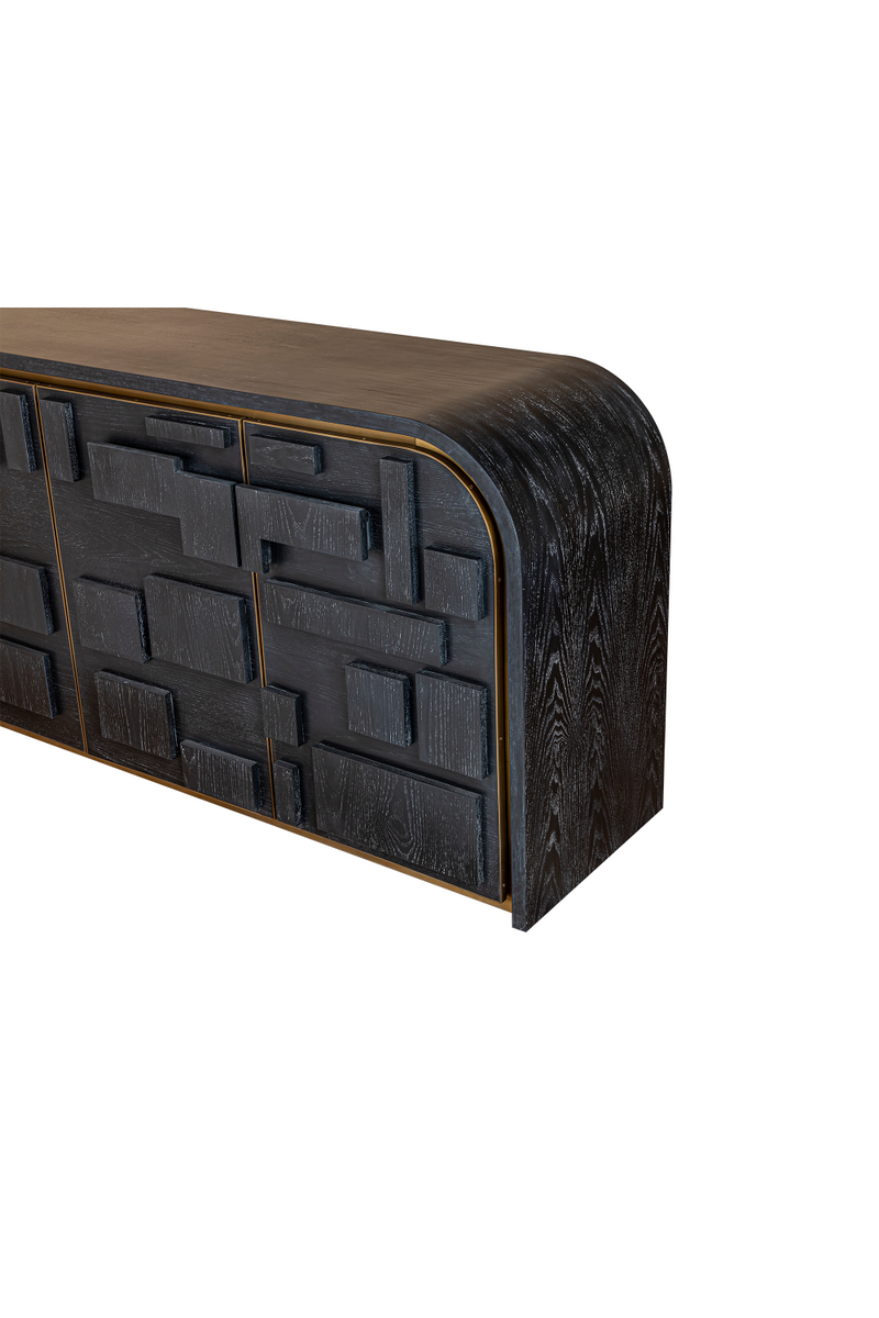 Black Ash Art Deco Sideboard | Liang & Eimil Brutalist | Oroatrade.com