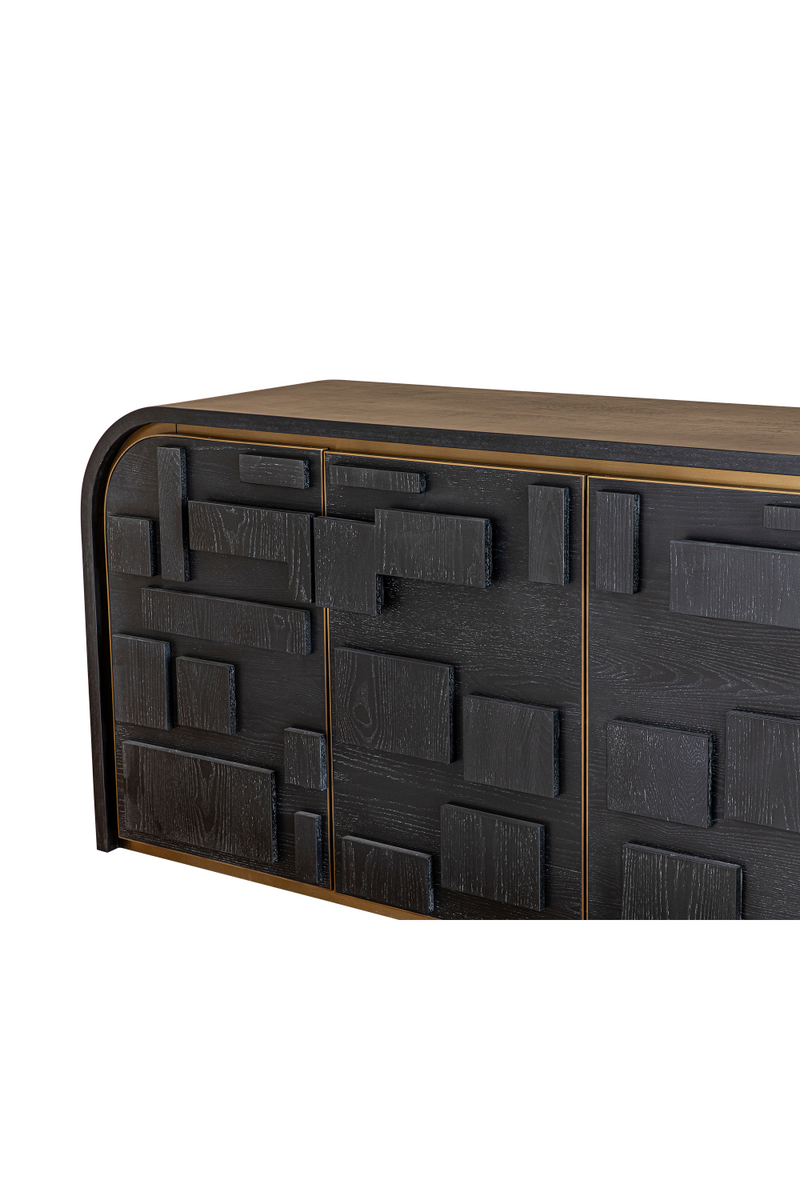 Black Ash Art Deco Sideboard | Liang & Eimil Brutalist | Oroatrade.com