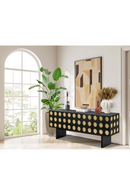 Black Wooden Art Deco Sideboard | Liang & Eimil Montana | Oroatrade.com