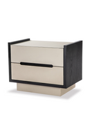 Gray Vegan Leather Bedside Table | Liang & Eimil Antara | Oroatrade.com