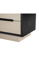 Gray Vegan Leather Bedside Table | Liang & Eimil Antara | Oroatrade.com