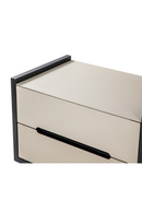 Gray Vegan Leather Bedside Table | Liang & Eimil Antara | Oroatrade.com