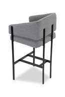 Gray Bouclé Bar Stool | Liang & Eimil Tatler | OROATRADETRADE.com