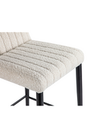 White Bouclé Bar Stool | Liang & Eimil Coltrane | Oroatrade.com