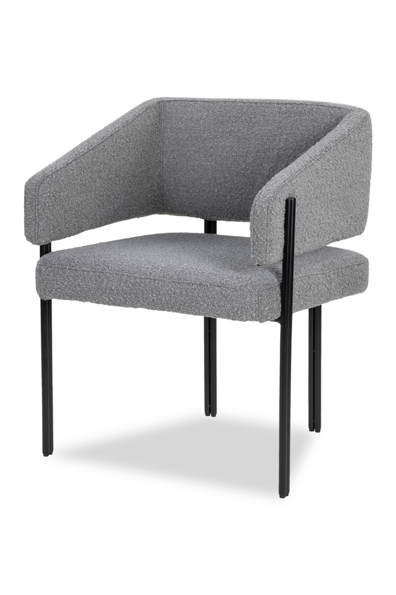 Gray Boucle Dining Chair | Liang & Eimil Tatler | OROATRADETRADE.com