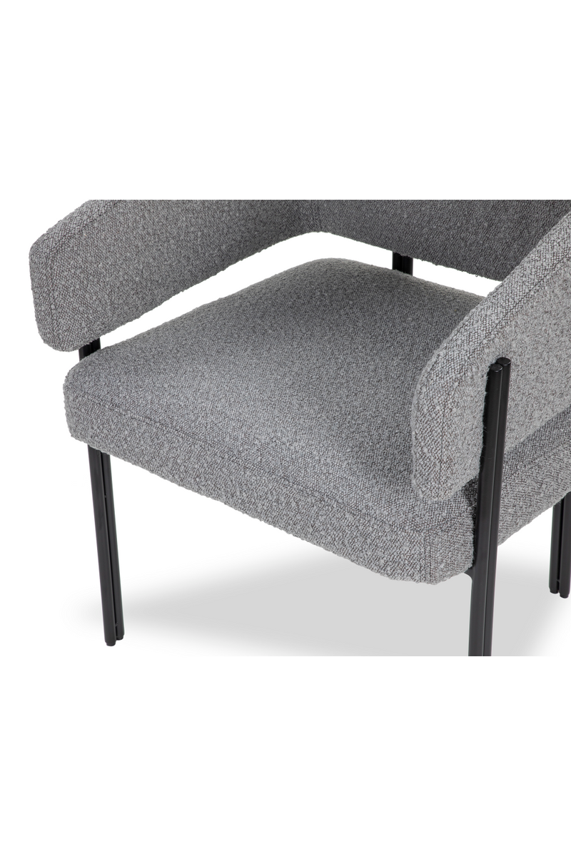 Gray Boucle Dining Chair | Liang & Eimil Tatler | OROATRADETRADE.com