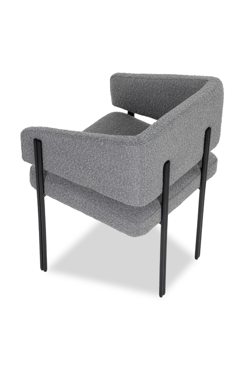 Gray Boucle Dining Chair | Liang & Eimil Tatler | OROATRADETRADE.com