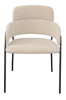White Bouclé Dining Chair | Liang & Eimil Alice | Oroatrade.com