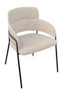 White Bouclé Dining Chair | Liang & Eimil Alice | Oroatrade.com