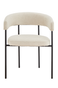 Linen Curved Dining Chair | Liang & Eimil Katania | Oroatrade.com