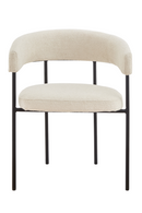 Linen Curved Dining Chair | Liang & Eimil Katania | Oroatrade.com