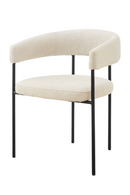 Linen Curved Dining Chair | Liang & Eimil Katania | Oroatrade.com