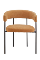 Linen Curved Dining Chair | Liang & Eimil Katania