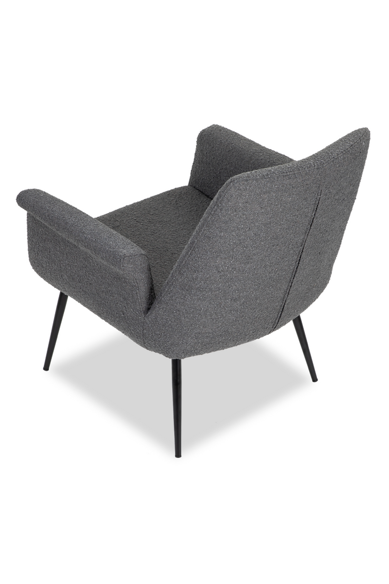 Dark Gray Bouclé Occasional Chair | Liang & Eimil Fiore | OROATRADETRADE.com