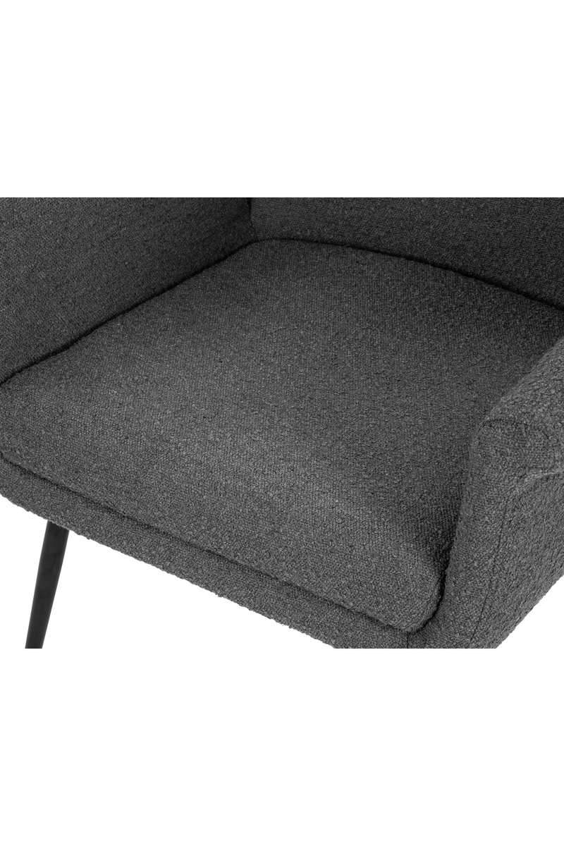 Dark Gray Bouclé Occasional Chair | Liang & Eimil Fiore | OROATRADETRADE.com