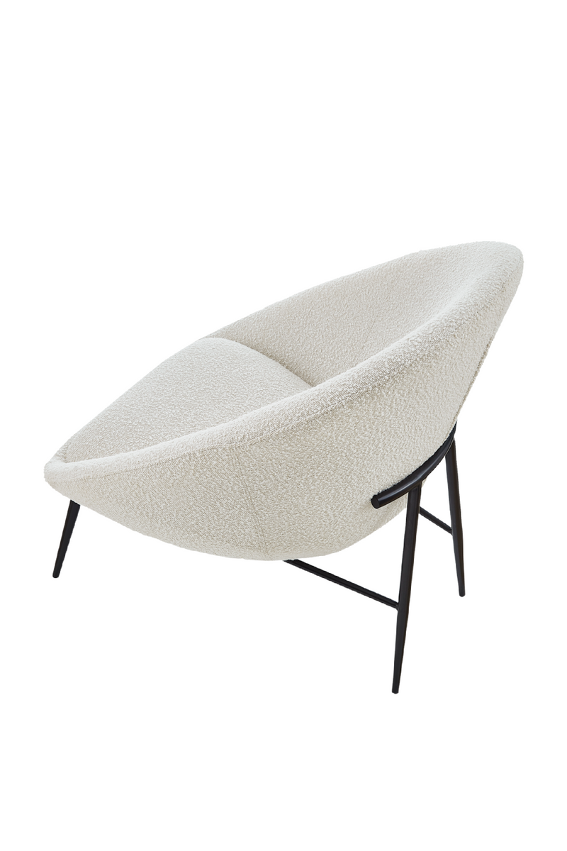 Rounded Bouclé Occasional Chair | Liang & Eimil Ovalo | Oroatrade