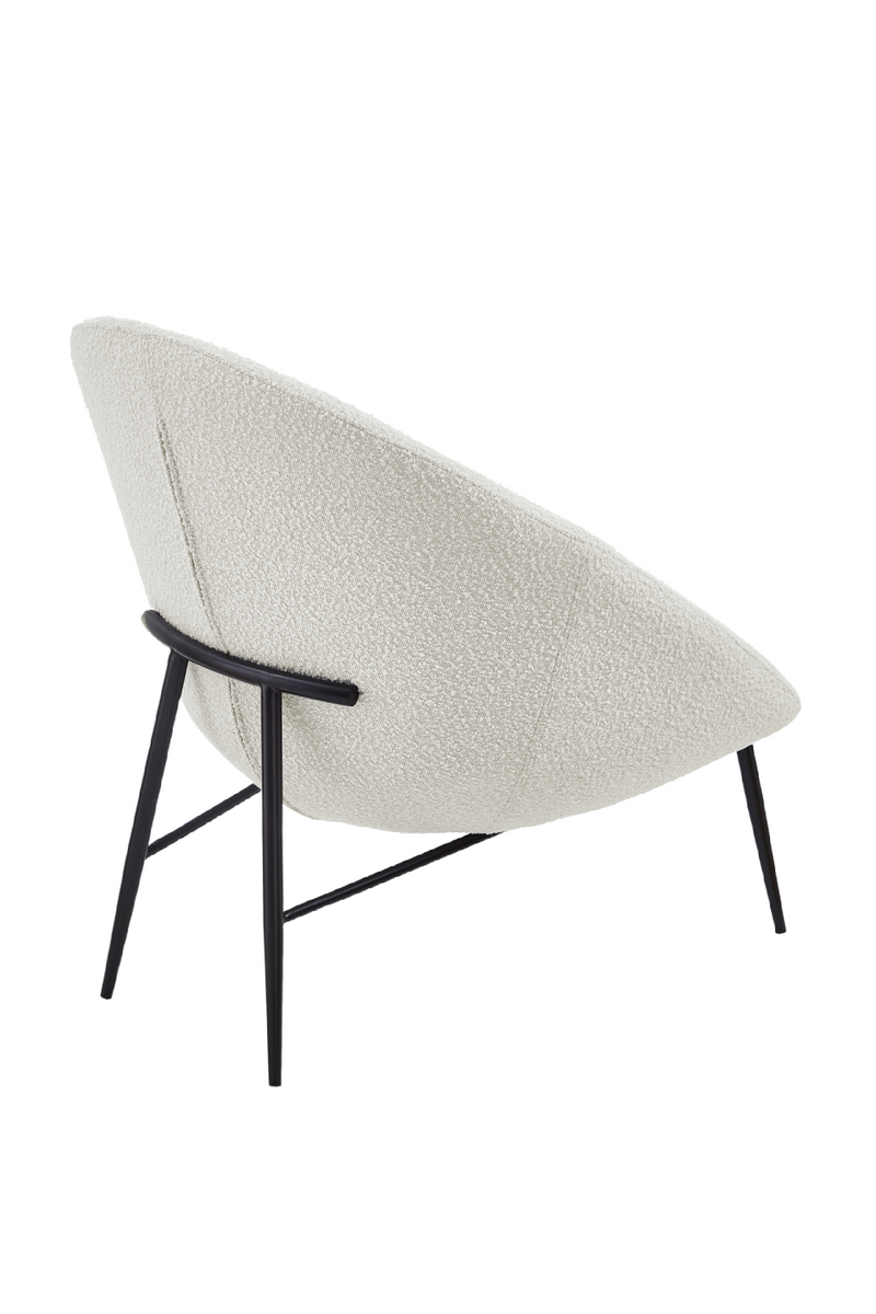 Rounded Bouclé Occasional Chair | Liang & Eimil Ovalo | Oroatrade