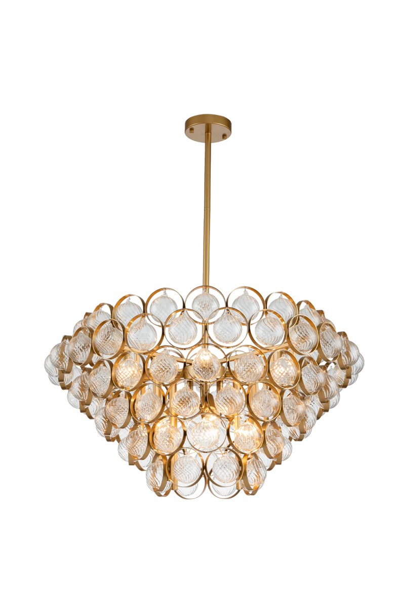 Gold Ringed Crystal Orbs Pendant Lamp | Liang & Eimil Otelo | Oroatrade.com