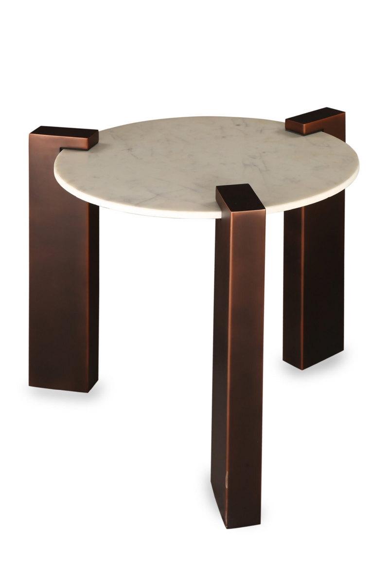 Oval Marble Side Table | Liang & Eimil Tassimo | Oroatrade