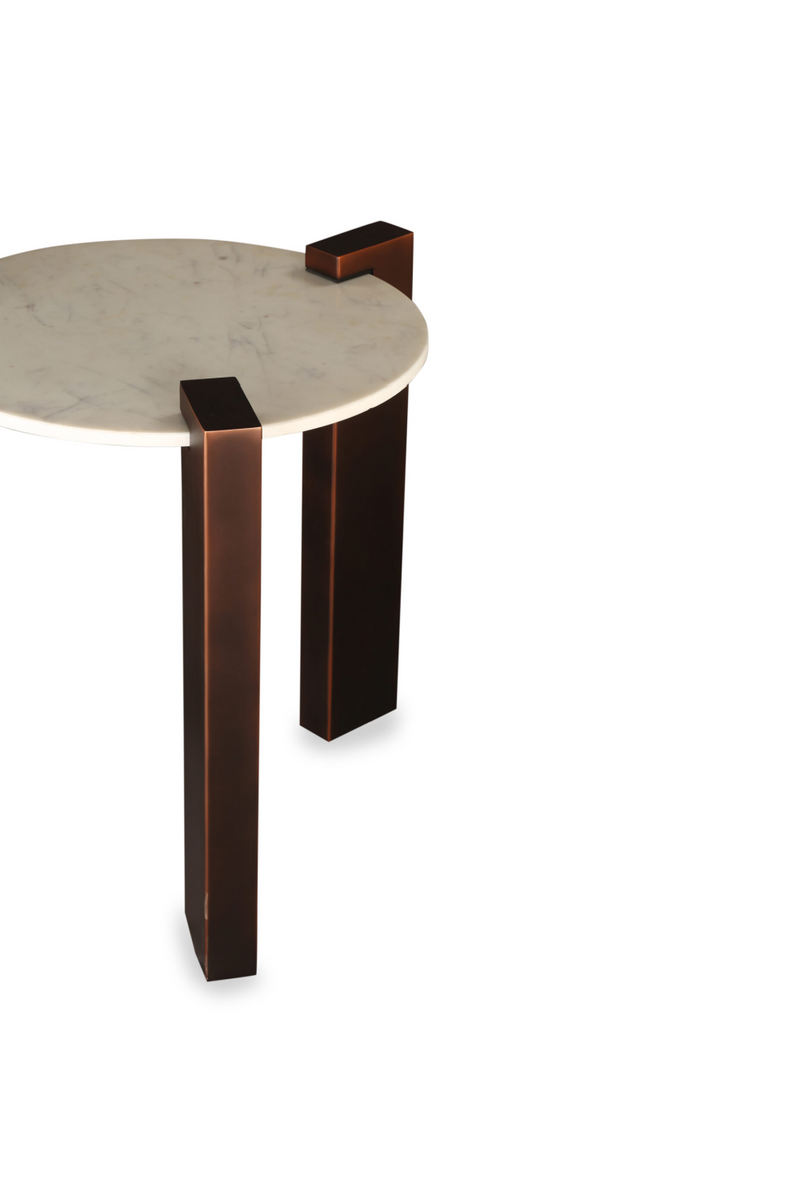 Oval Marble Side Table | Liang & Eimil Tassimo | Oroatrade