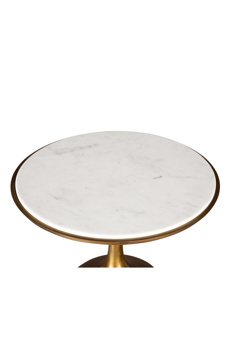 Gold Pedestal Side Table | Liang & Eimil Polka | Oroatrade