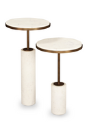 Marble Pedestal Nesting Side Tables (2) | Liang & Eimil Dolmec | Oroatrade
