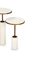 Marble Pedestal Nesting Side Tables (2) | Liang & Eimil Dolmec | Oroatrade
