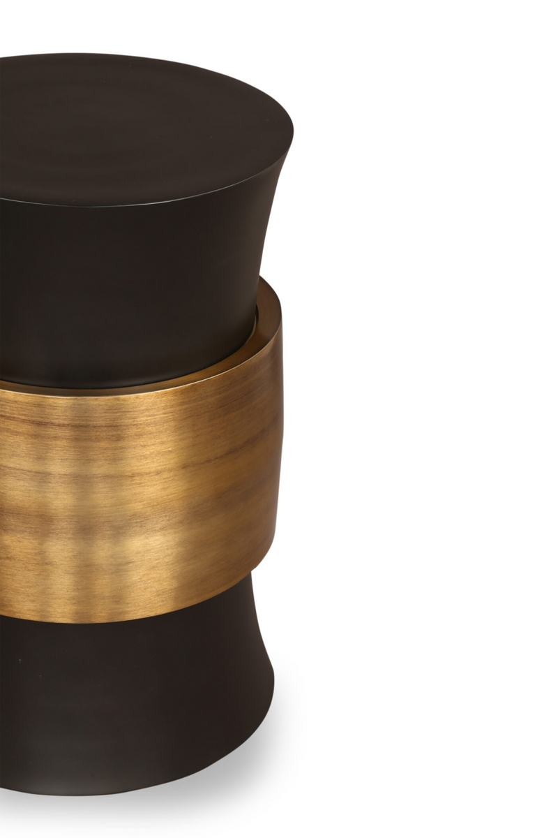 Dark Bronze Drum Side Table | Liang & Eimil Abasi | Oroatrade