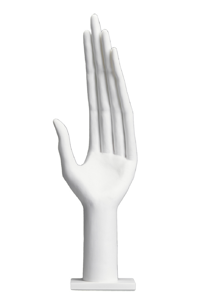 Modern Accent Sculpture | Liang & Eimil White Hand | Oroatrade.com