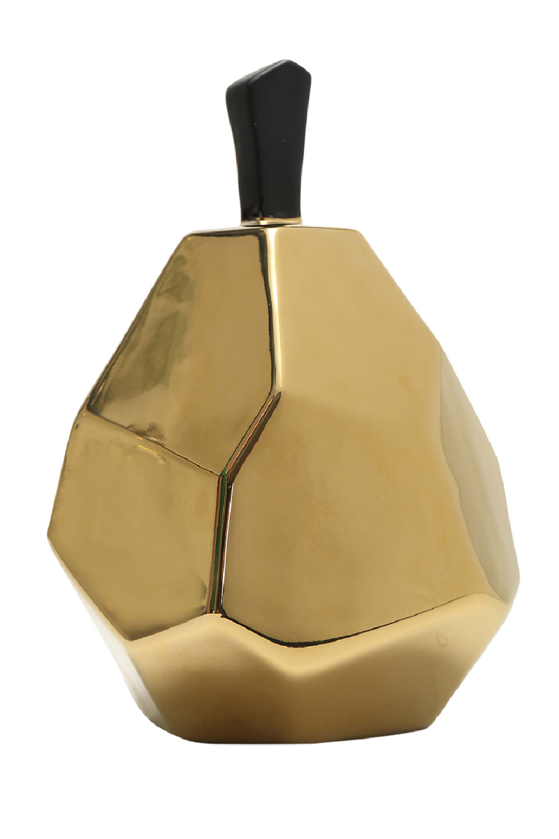 Modern Ceramic Sculpture | Liang & Eimil Gold Pear | Oroatrade.com