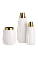 White Ceramic Modern Vase | Liang & Eimil Vicar | Oroatrade.com