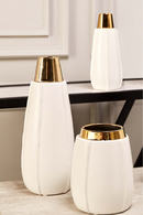 White Ceramic Modern Vase | Liang & Eimil Vicar | Oroatrade.com