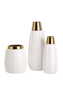 White Ceramic Modern Vase | Liang & Eimil Vicar | Oroatrade.com