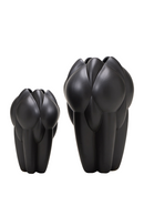 Black Ceramic Modern Vase | Liang & Eimil Lax | Oroatrade.com