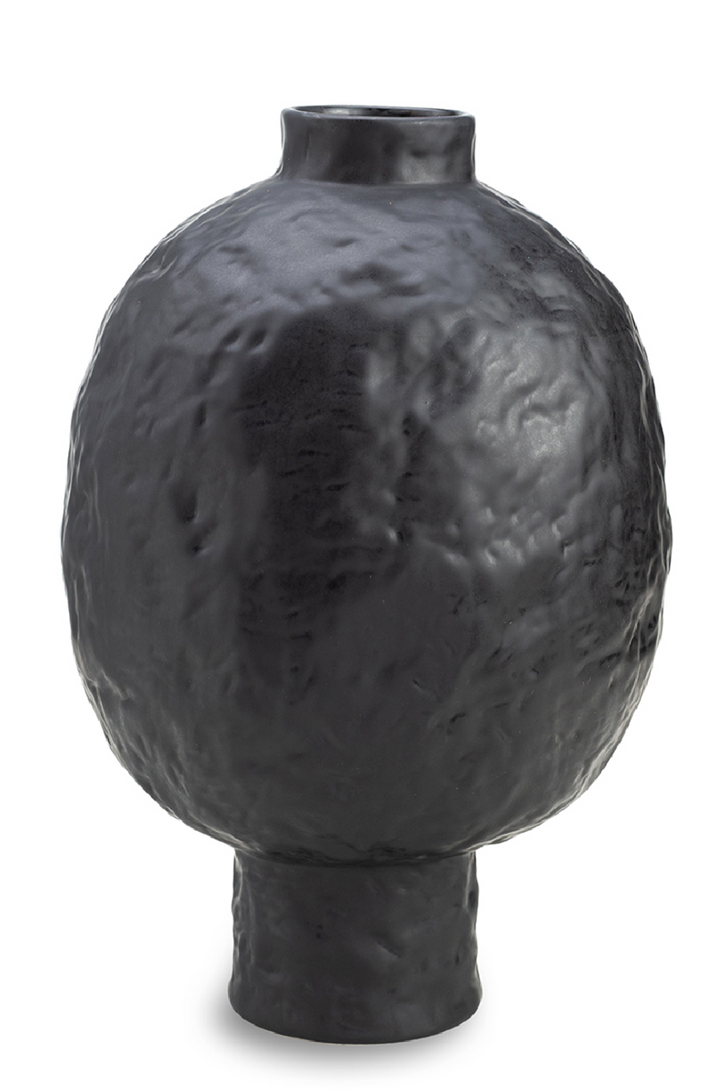 Black Ceramic Abstract Vase | Liang & Eimil Hove | Oroatrade.com