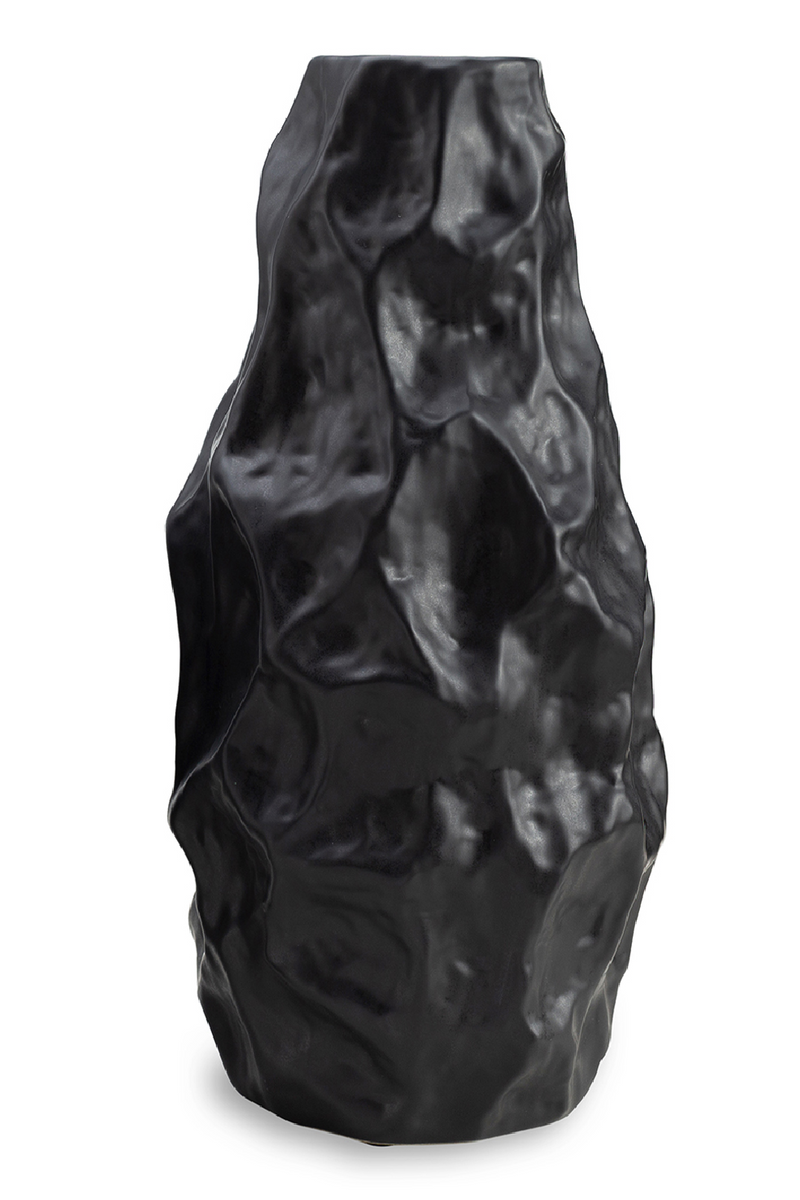 Black Ceramic Organic Vase | Liang & Eimil Adur | Oroatrade.com