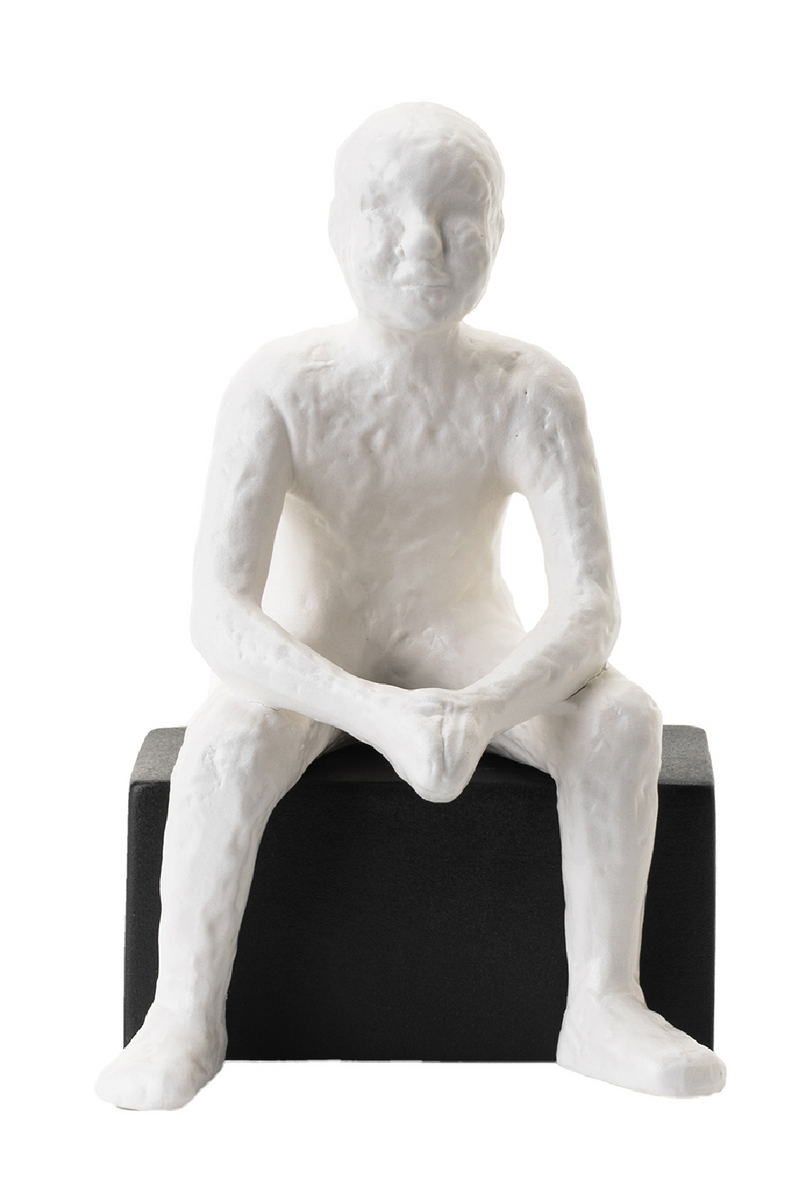 Seated Man Ceramic Sculpture | Liang & Eimil Hinton II | Oroatrade.com