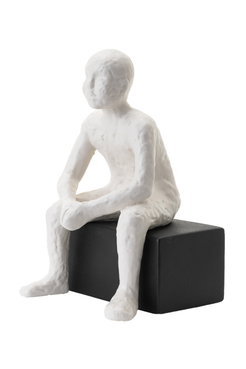 Seated Man Ceramic Sculpture | Liang & Eimil Hinton II | Oroatrade.com