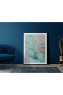 Teal Toned Modern Art Print | Liang & Eimil Aqua Vermeil | Oroatrade.com