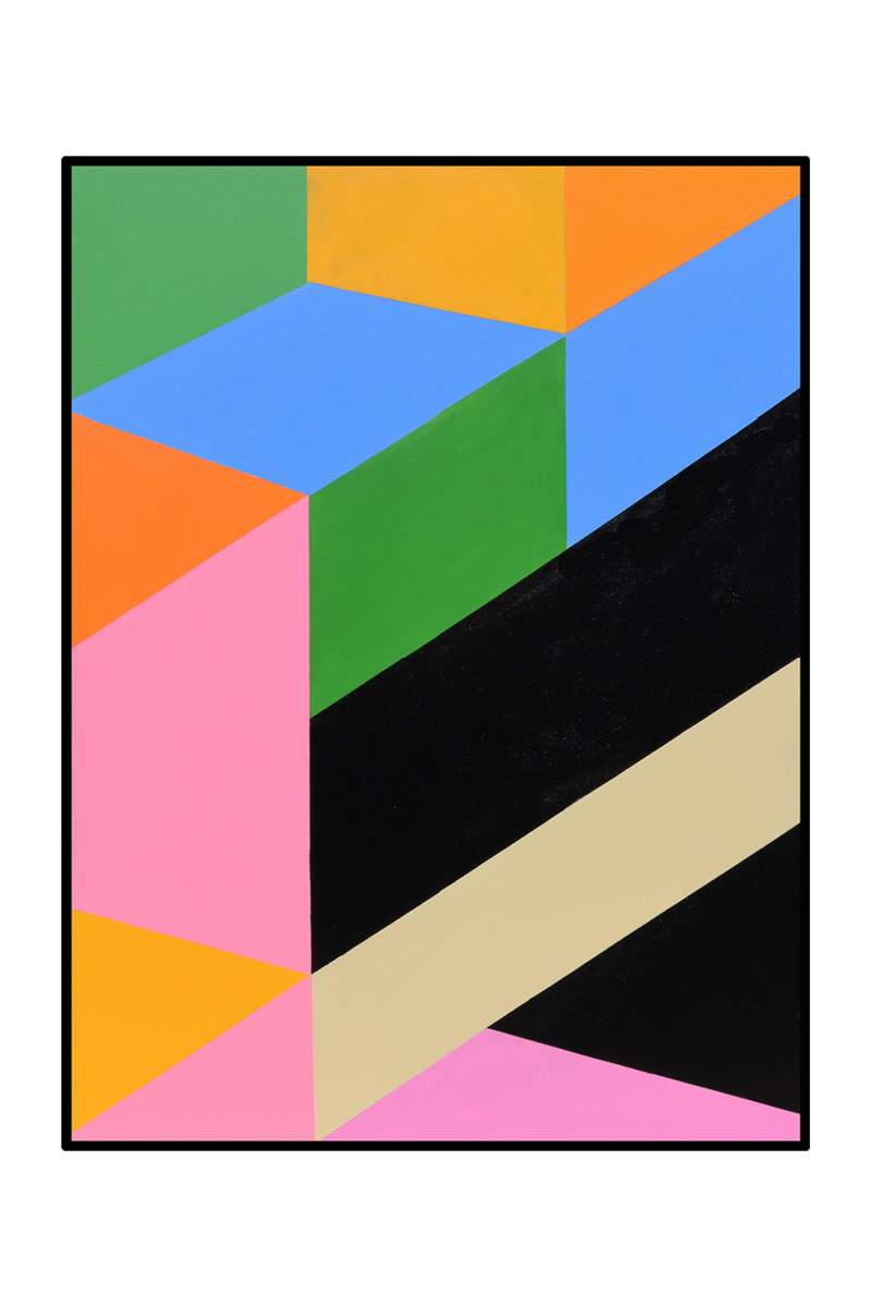 Multi-Colored Geometrical Artwork | Liang & Eimil Zultanite | Oroatrade.com