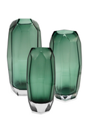 Green Faceted Glass Vase | Liang & Eimil Emerald | Oroatrade.com