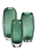 Green Faceted Glass Vase | Liang & Eimil Emerald | Oroatrade.com
