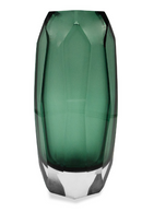 Green Faceted Glass Vase | Liang & Eimil Emerald | Oroatrade.com
